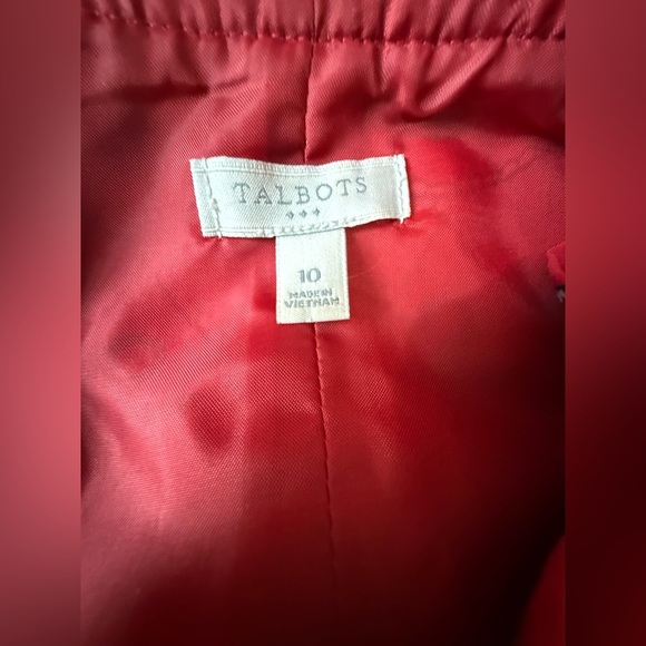 Talbots- anchor nautical ruffle dress- 10 - Picture 7 of 7